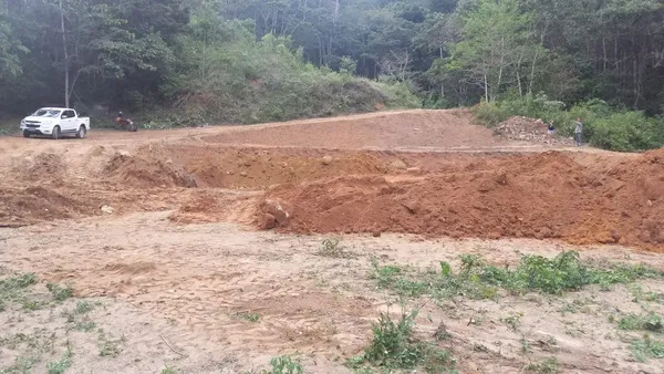 Antes - Preparação do terreno